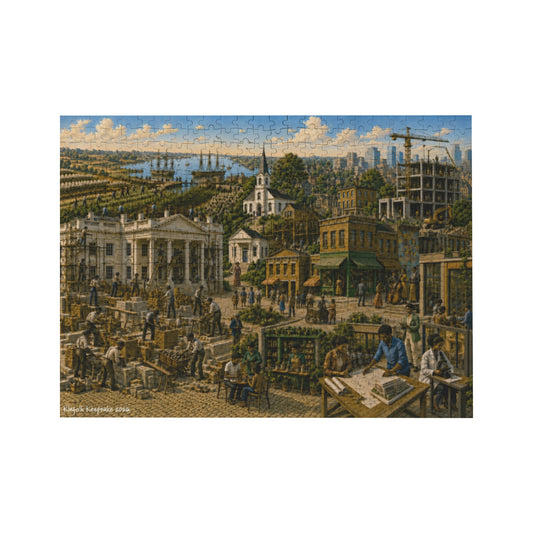 We Built It | Black American History 500-Piece Wooden Puzzle