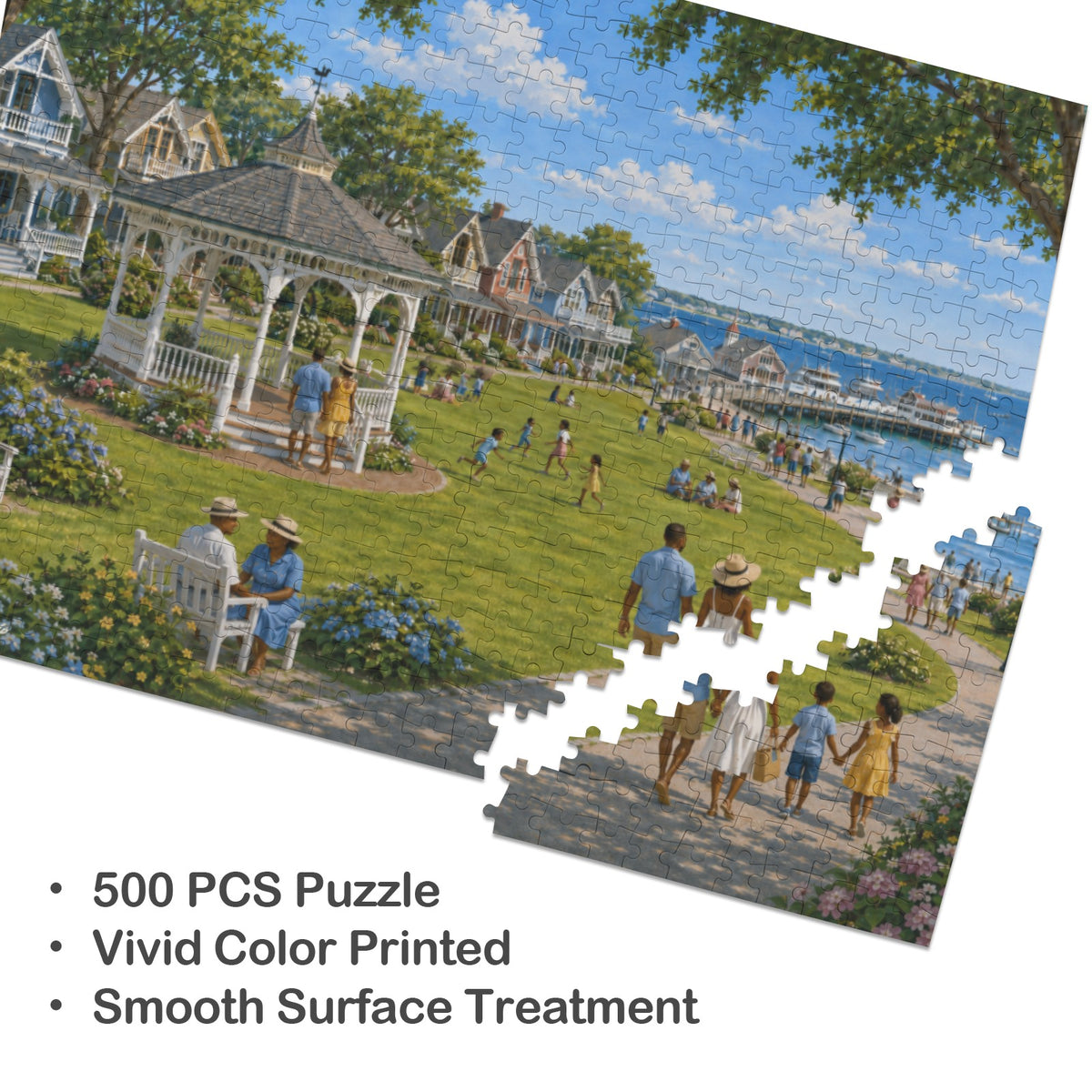 Summer on the Green | Oak Bluffs Martha’s Vineyard Puzzle