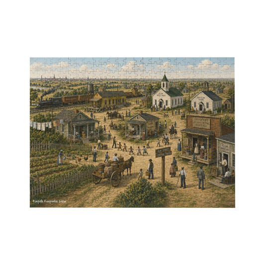 Deep Ellum Rising | Historic Dallas 500-Piece Wooden Puzzle