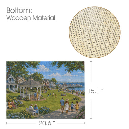 Summer on the Green | Oak Bluffs Martha’s Vineyard Puzzle