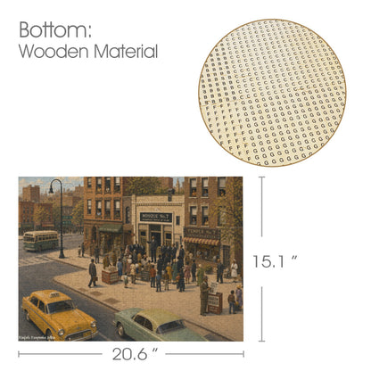116th & Lenox | 500-Piece Harlem New York Wooden Puzzle