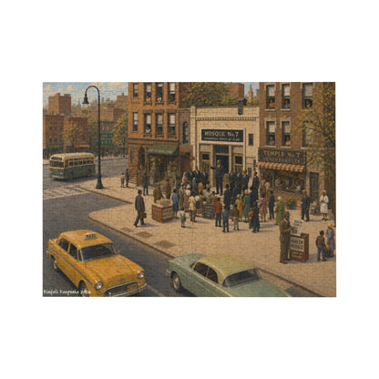 116th & Lenox | 500-Piece Harlem New York Wooden Puzzle