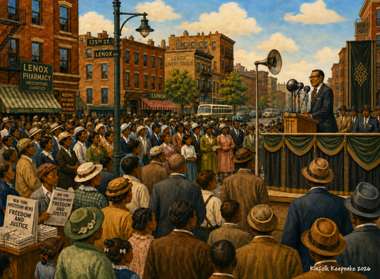 Freedom & Justice on Lenox Avenue | 500-Piece Harlem New York Wooden Puzzle