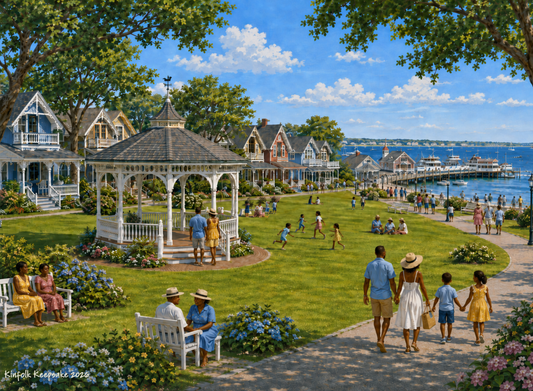 Summer on the Green | Oak Bluffs Martha’s Vineyard Puzzle