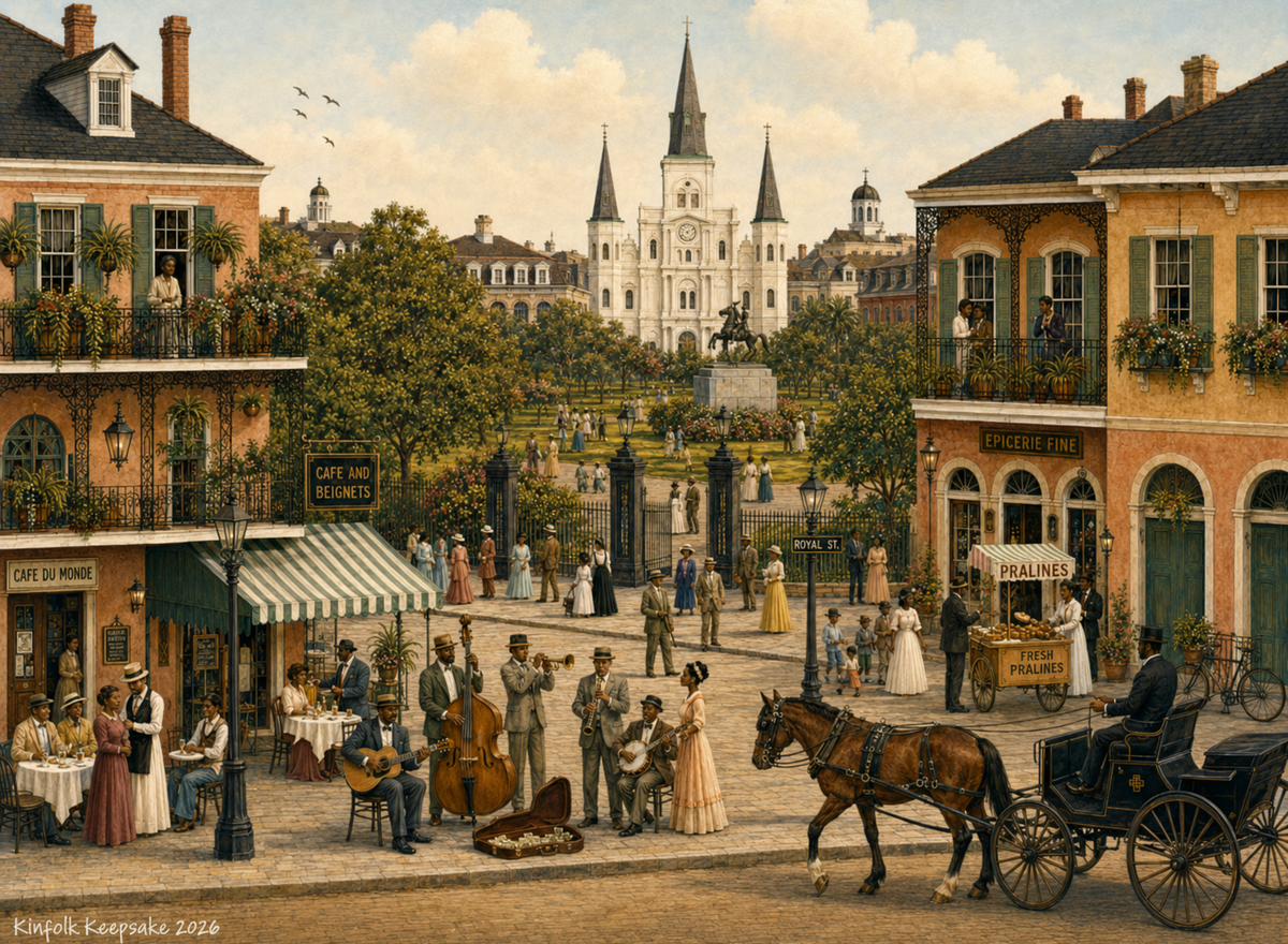French Quarter Promenade | 500-Piece Wooden New Orleans Puzzle