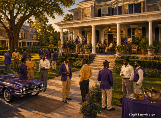 Purple & Gold on the Yard | 500-Piece Wooden Puzzle