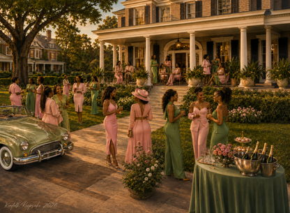 Pink and Green Reunion | 500-Piece Wooden Puzzle