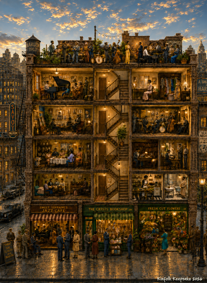 A Great Evening in Harlem – 500-Piece Wooden Puzzle