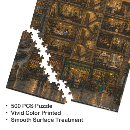 A Great Evening in Harlem – 500-Piece Wooden Puzzle