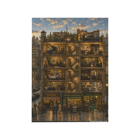 A Great Evening in Harlem – 500-Piece Wooden Puzzle